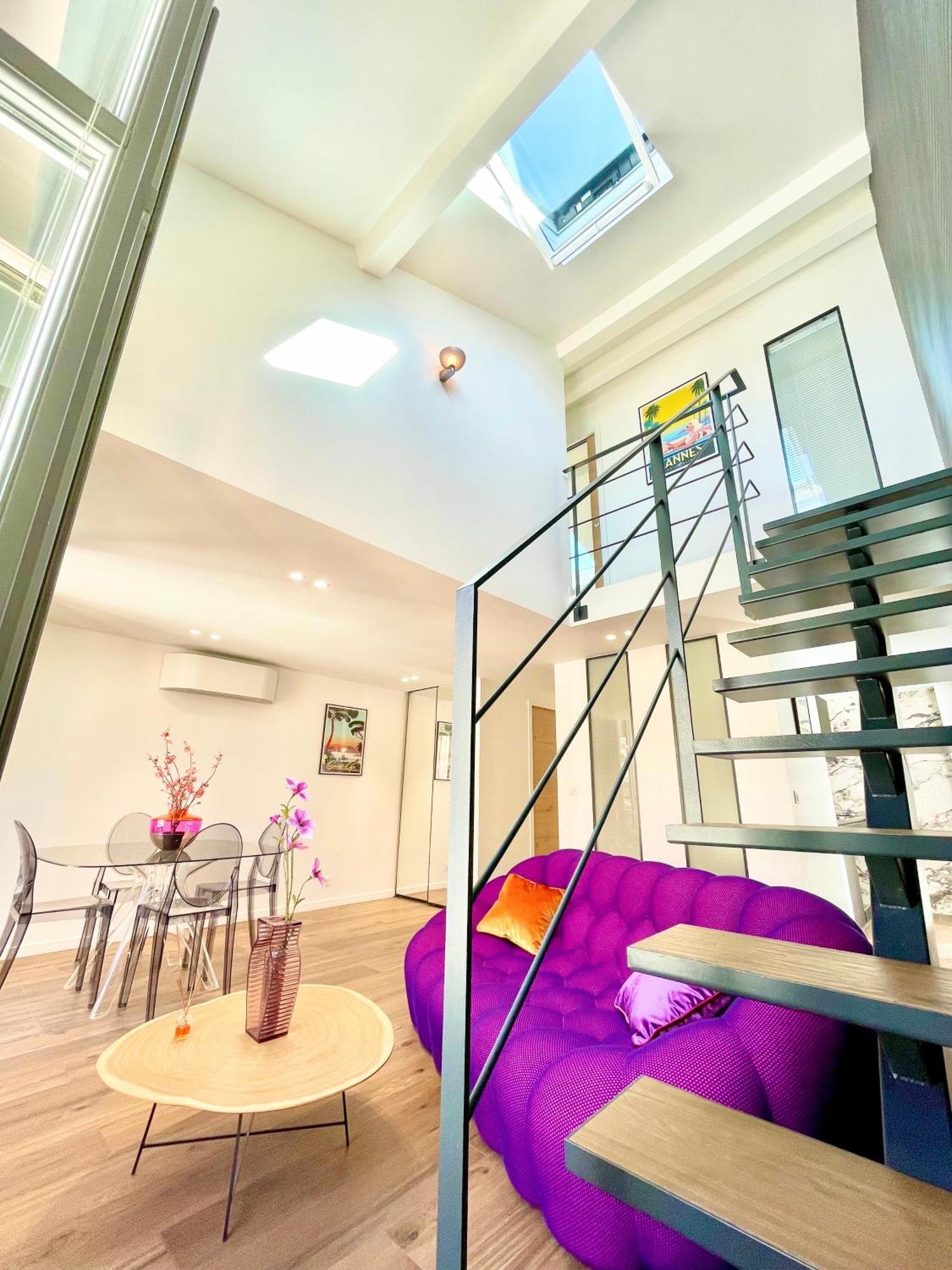 Duplex En Plein Coeur De Cannes, 5 Min Walk To Croisette And Palais Apartamento *