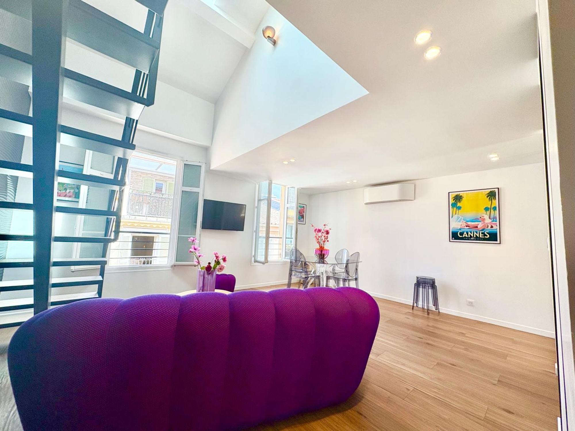 Apartamento Duplex En Plein Coeur De Cannes, 5 Min Walk To Croisette And Palais *
